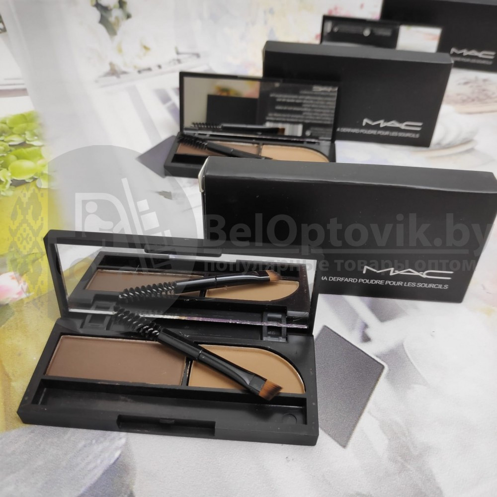 Тени для бровей MAC Brow Sha Derfard Poudre Pour Les Sourcils 3 гр. Тон 2 - фото 5 - id-p133809223