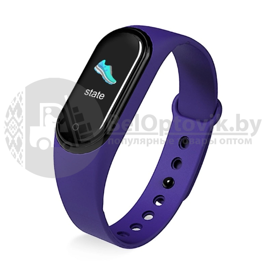 Фитнес-браслет Smart М5 с функцией тонометра Фиолетовый - фото 7 - id-p133809278