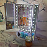 НОВИНКА Зеркало Superstar Magnifying Mirror для макияжа с LED-подсветкой Розовое, фото 2