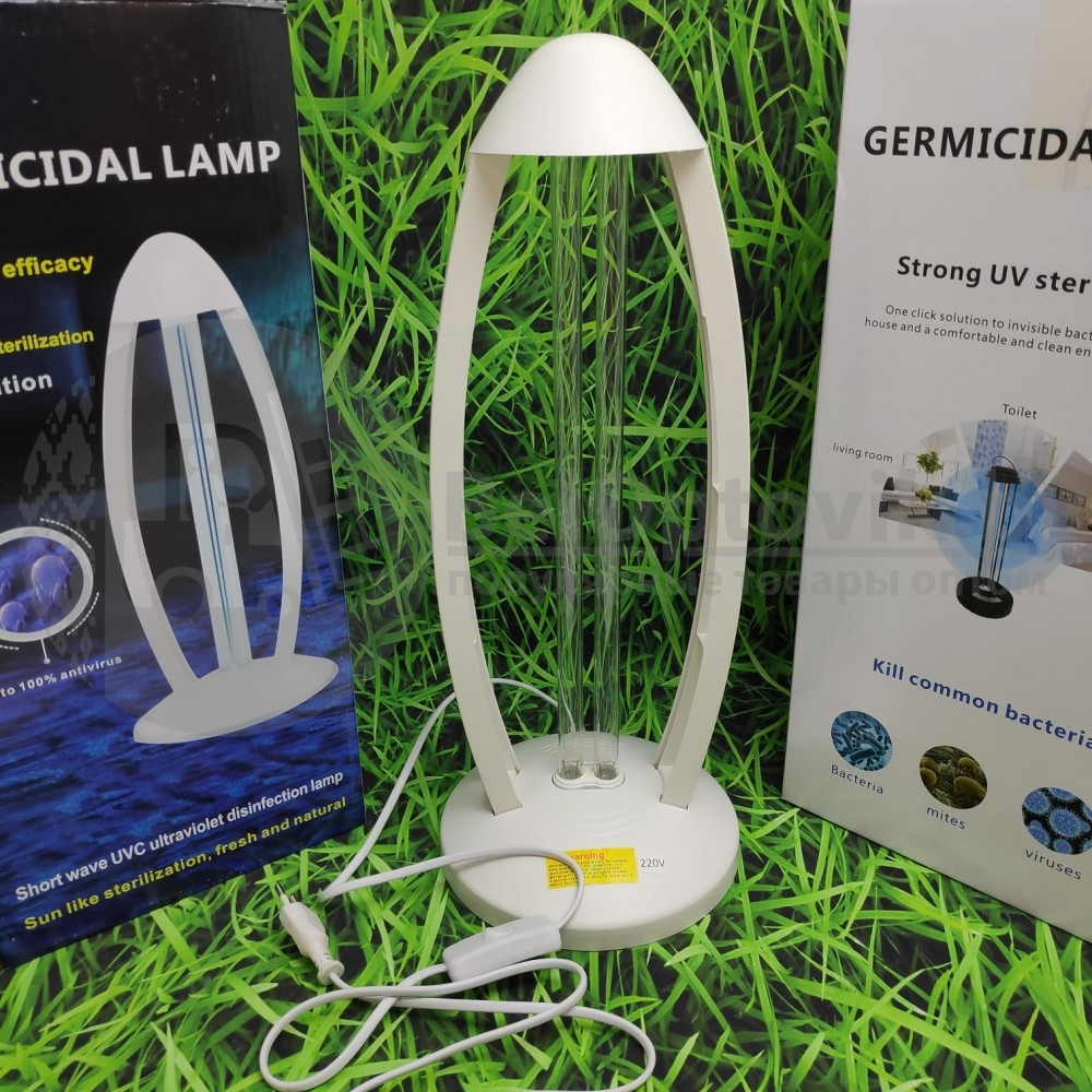 Лампа ультрафиолетовая дезинфицирующая бактерицидная настольная Germicidal Lamp 38 Ватт - фото 2 - id-p133809326