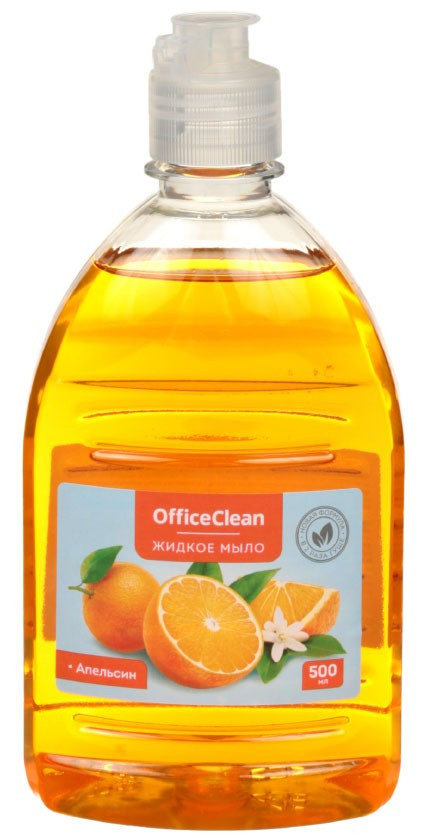 Мыло жидкое OfficeClean 500 мл, «Апельсин» - фото 1 - id-p133811784