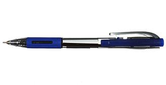 Ручка шариковая автоматическая Berlingo SI-400 корпус дымчатый, стержень синий