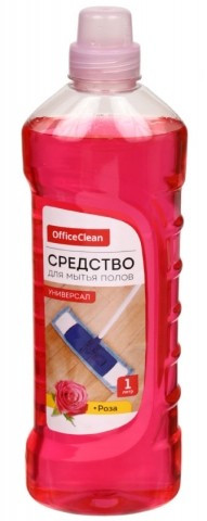 Средство для мытья полов Office Clean «Универсал» 1000 мл, «Роза» - фото 2 - id-p133811985