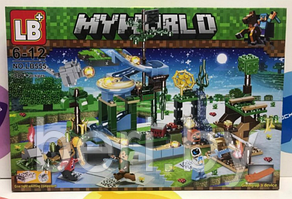 LB555 Конструктор LB My World "Звёздная горка пещерного волк" (аналог Lego Minecraft), 487 деталей, Майнкрафт