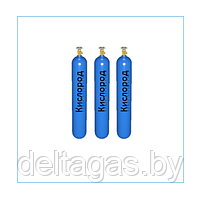 Баллон для кислорода, новый, 10 л, вентиль ВК-94-01 (RUS), 150 бар (кгс/см2), по ГОСТ 949-73.