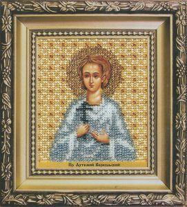 Б-1208 "Икона святого праведного Артемия Веркольского​​​​​​​", бисер, фото 2