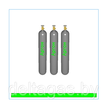 Баллон для аргона, б/у, 10 л, 150 бар (кгс/см2)