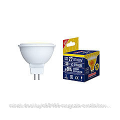 LED-JCDR-10W/WW/GU5.3/NR Лампа светодиодная : Форма "JCDR", матовая. Серия Norma. Теплый белый свет (3000K).