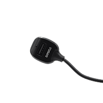 Автомобильное зарядное устройство EXPERTS CH-220 с кабелем micro USB (2.4 A), черное, фото 3