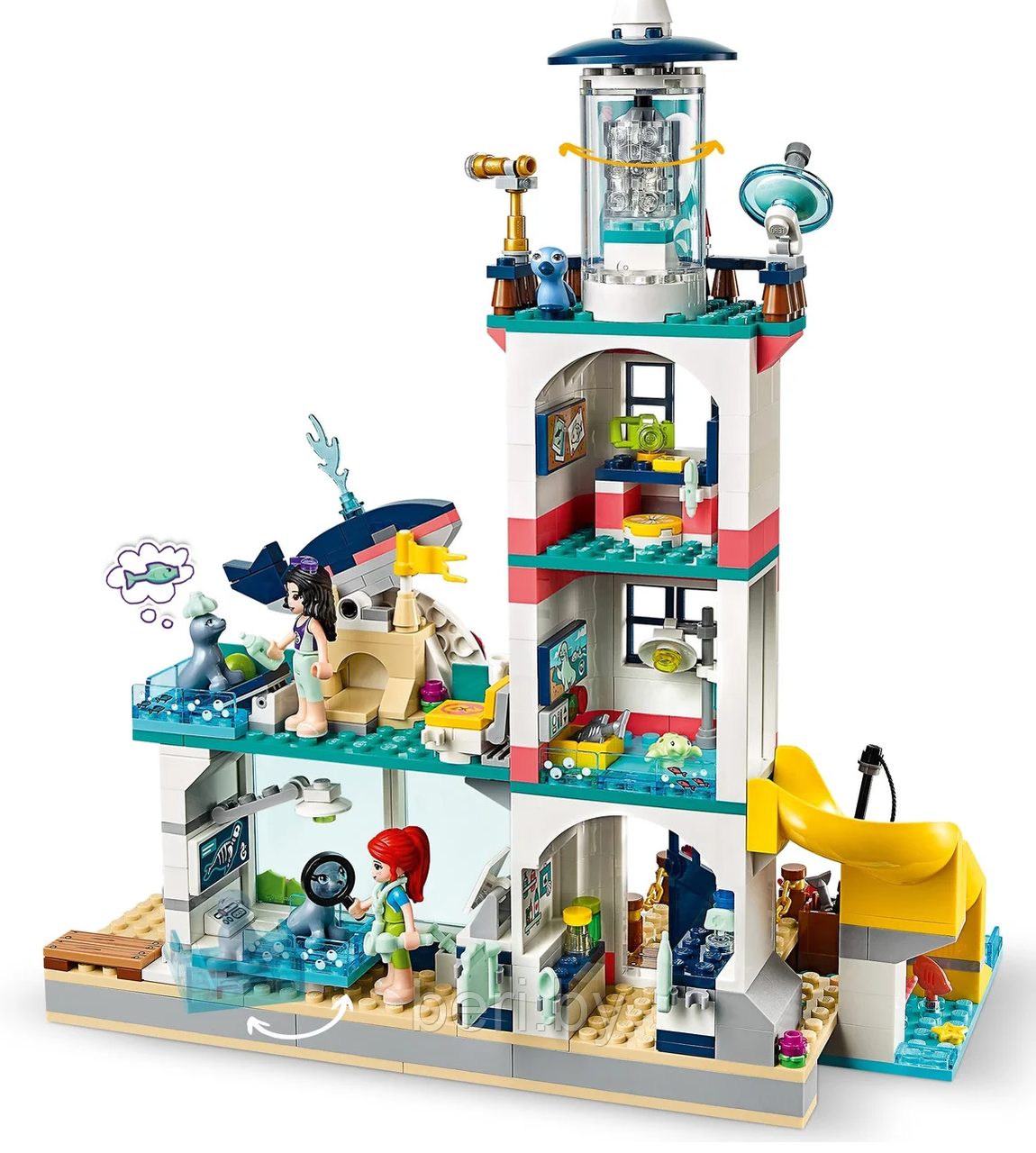 11372 Конструктор Lari Friends "Спасательный центр на маяке", 639 деталей, (Аналог LEGO Friends 41380) - фото 7 - id-p133648725