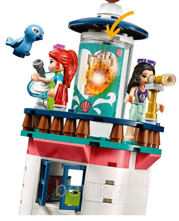 11372 Конструктор Lari Friends "Спасательный центр на маяке", 639 деталей, (Аналог LEGO Friends 41380) - фото 8 - id-p133648725