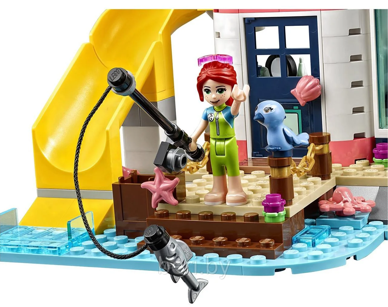 11372 Конструктор Lari Friends "Спасательный центр на маяке", 639 деталей, (Аналог LEGO Friends 41380) - фото 9 - id-p133648725