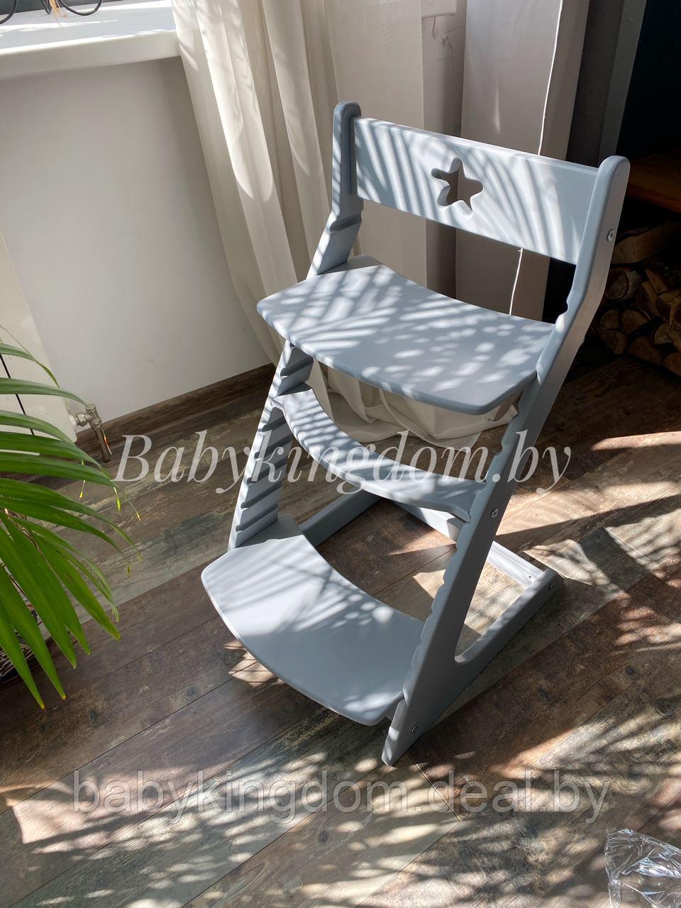 Растущий стул "Ростик" серый - фото 3 - id-p133874858