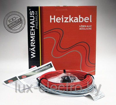 Warmehaus CAB STANDART PLUS 53.5m /800W Теплый пол двужильный (нагревательный кабель)