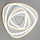 Потолочный светодиодный светильник с пультом управления 90225/1 белый, фото 6