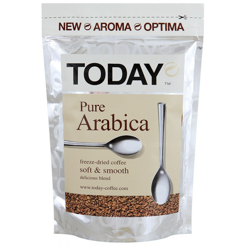 Кофе Today Pure Arabica 75г сублимированный
