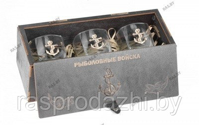 Набор подарочный Рыболовные войска с бронзовыми якорями - фото 1 - id-p133889200