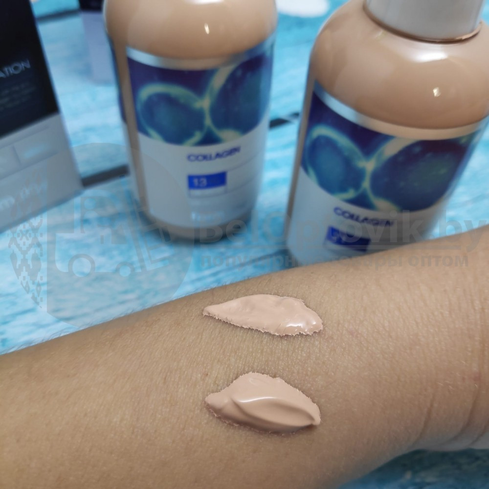 Коллагеновый тональный крем с эффектом сияния FarmStay SPF 15 Collagen Water Full Moist Luminous Foundation, - фото 3 - id-p133889904