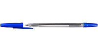 Ручка шариковая OfficeSpace корпус прозрачный, стержень синий