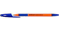 Ручка шариковая Erich Krause R-301 Orange Stick&Grip корпус оранжевый, стержень синий