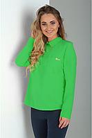 Женская осенняя зеленая блуза Таир-Гранд 62224 зеленый 44р.