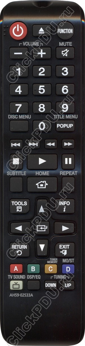 Пульт телевизионный Samsung AH59-02533A ic домашний кинотеатр