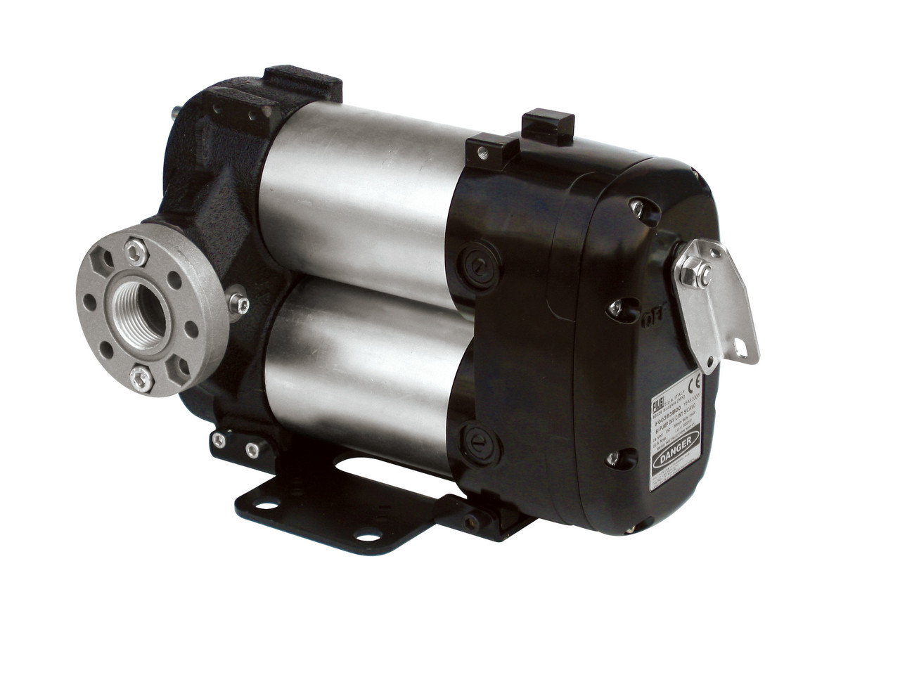 BI-PUMP 12V - Роторный лопастной электронасос для ДТ, кабель 6 м, с выключателем, 85 л/мин