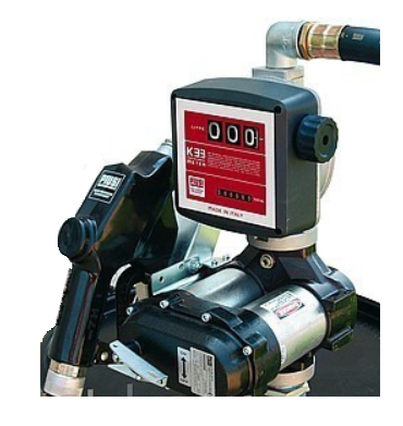 DRUM BI-Pump 12V K33 A120 - Бочковой комплект для ДТ: электронасос, мех. счет. и авт.пист., 80 л/мин - фото 1 - id-p133352829