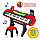 MY66313-L Детский синтезатор с микрофоном на подставке, пианино на подставке со стульчиком, фото 2