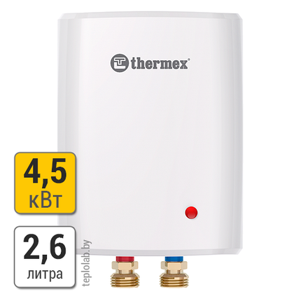 Водонагреватель проточный Thermex Surf Plus 4500, 4,5 кВт, фото 2