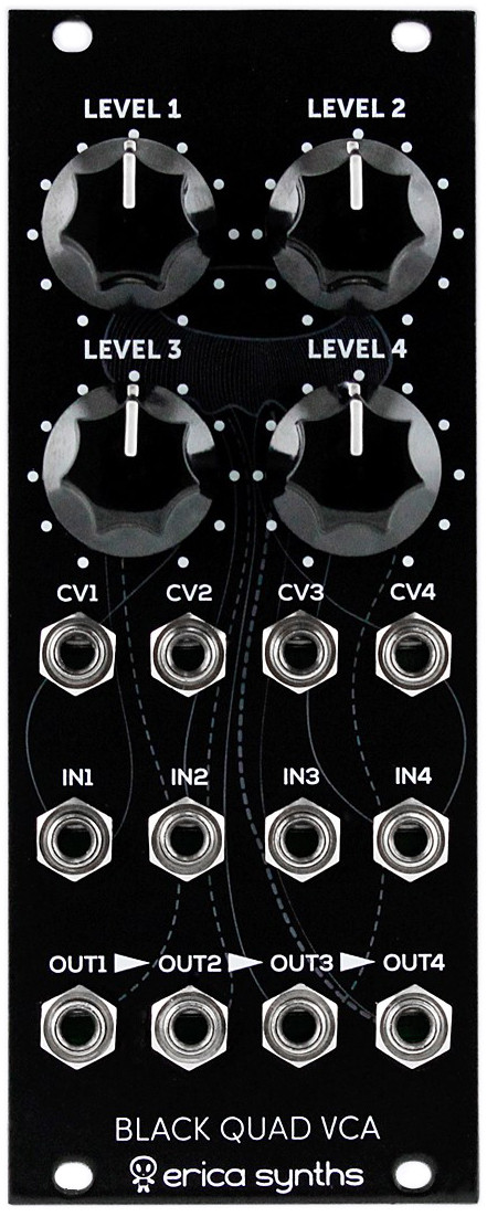 Синтезаторный модуль Erica Synths Black Quad VCA - фото 1 - id-p133922568