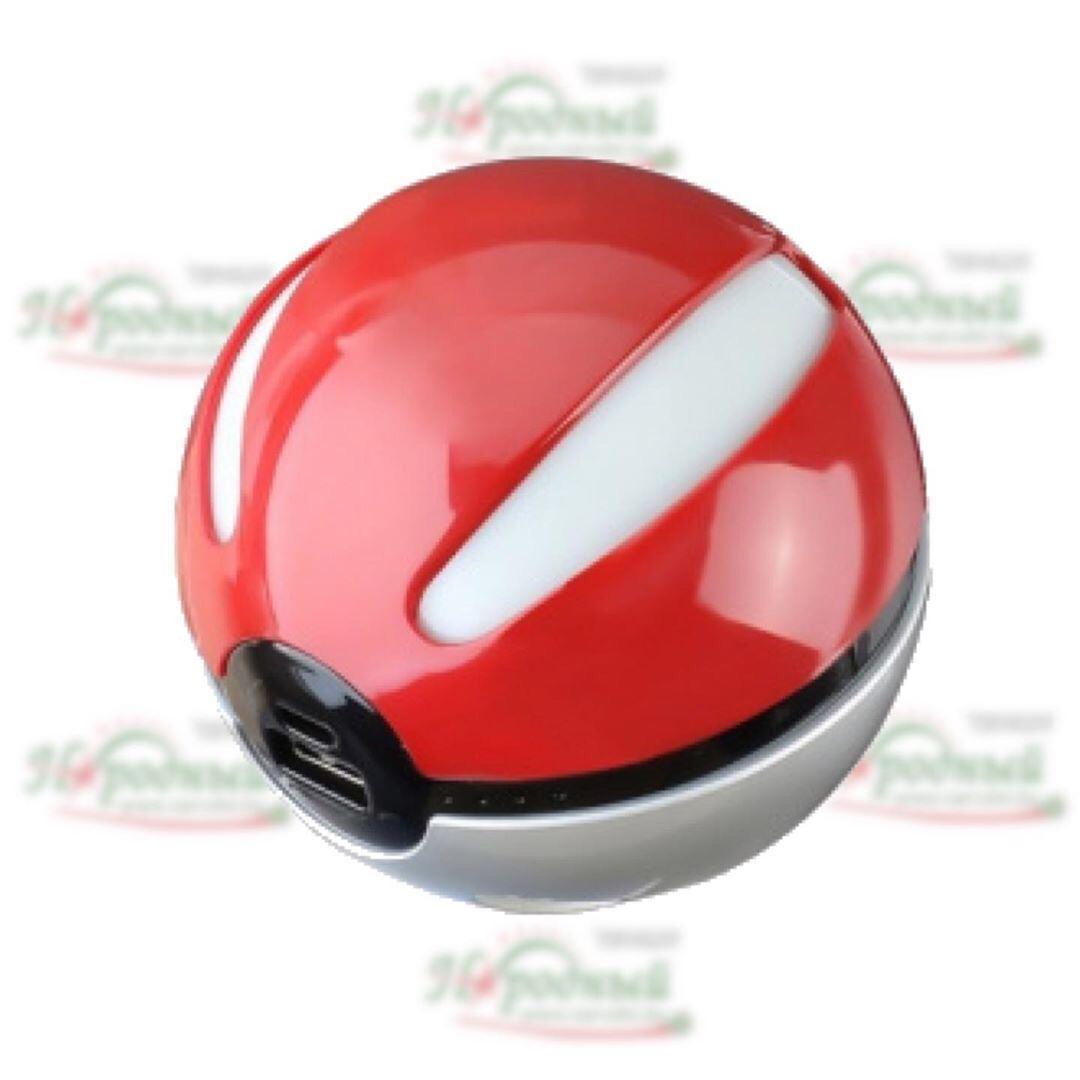 Внешний аккумулятор Покебол Pokeball Power Bank 3D LED 10000mAh 100мм - фото 3 - id-p130621648