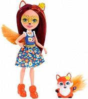 Кукла с питомцем Лисичка Фелисити Mattel Enchantimals FXM71 Энчантималс