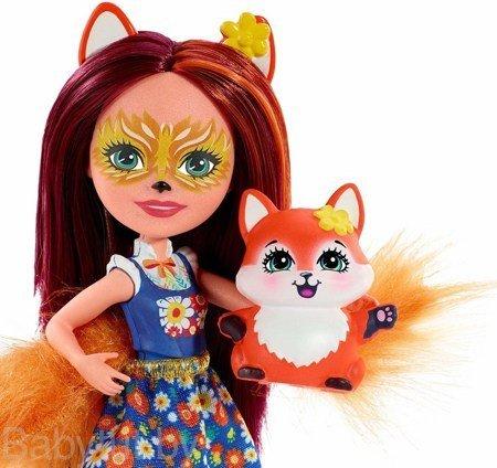 Кукла с питомцем Лисичка Фелисити Mattel Enchantimals FXM71 Энчантималс - фото 2 - id-p133932807