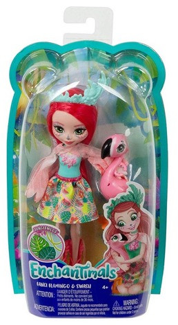 Кукла Фенси Флэминг с любимой зверюшкой Mattel Enchantimals GFN42 Энчантималс - фото 6 - id-p133933584