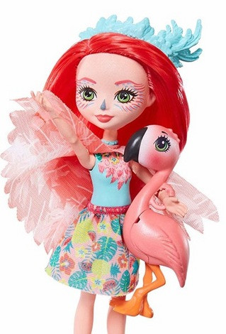 Кукла Фенси Флэминг с любимой зверюшкой Mattel Enchantimals GFN42 Энчантималс - фото 2 - id-p133933584