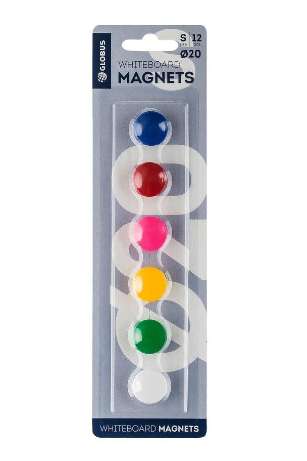 Набор магнитов цветных 20 мм, 6 шт. МЦ20(работаем с юр лицами и ИП) - фото 1 - id-p113244985