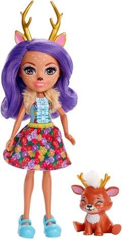 Кукла Данесса Олененок Энчантималс FXM75 (перевыпуск) Mattel Enchantimals