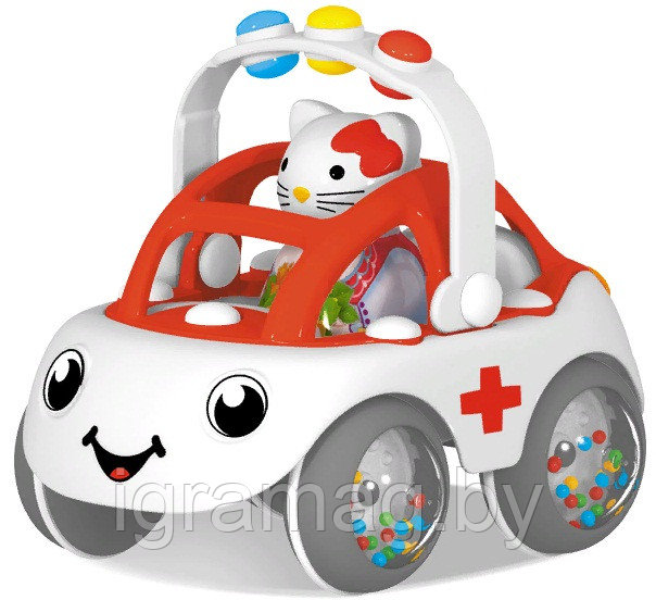 Машинка для малышей из серии Пышка Скорая РФ - фото 1 - id-p133948853