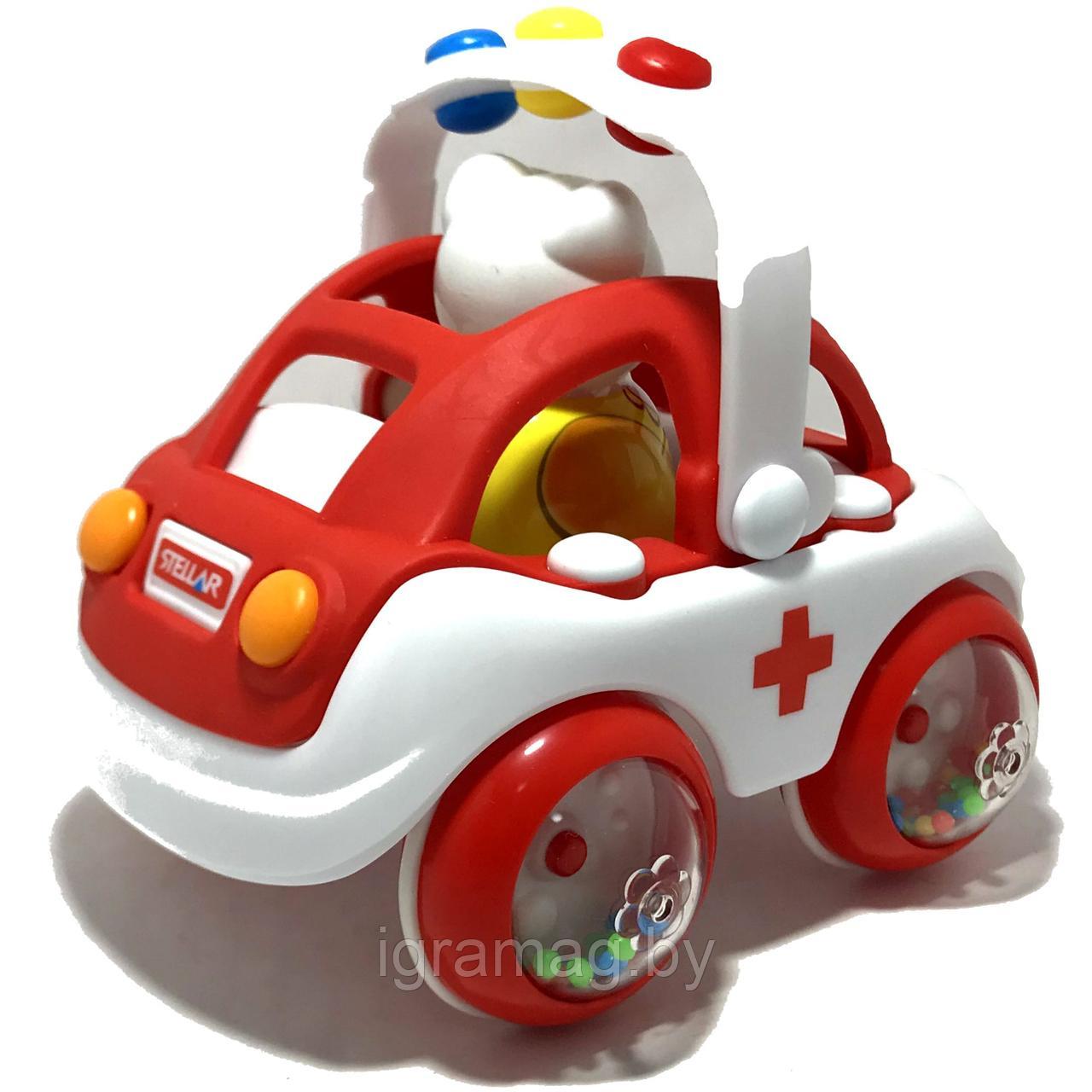 Машинка для малышей из серии Пышка Скорая РФ - фото 4 - id-p133948853