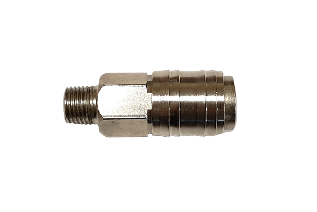 Быстросъемное соединение (мама) с наружной резьбой 1/4" YE12-2SM