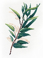 Набор для вышивания крестом "Тропическая зелень №1".