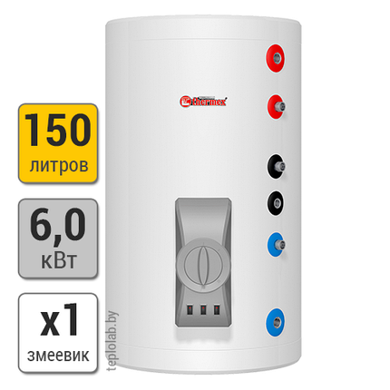 Комбинированный водонагреватель Thermex Combi INOX IRP 150 V, фото 2