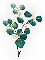 Набор для вышивания крестом "Тропическая зелень №2".