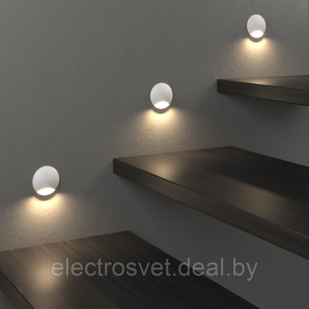 Подсветка для лестниц и дорожек MRL LED 1104 чёрный Белый - фото 2 - id-p133953455