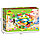 LX.A836 Конструктор DUBLO "Веселые горки с шариками", 145 деталей, аналог LEGO DUPLO, крупные детали, фото 6