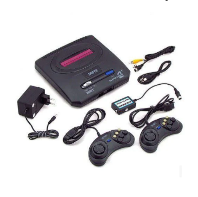 Игровая приставка Sega Mega Drive 2 16 bit (Сега Мегадрайв) 5 встроенных игр, 2 джойстика. - фото 2 - id-p133963609