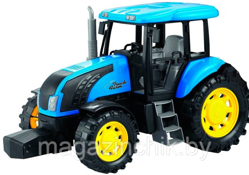 Трактор игрушечный, синий 1801-A - фото 1 - id-p133966724