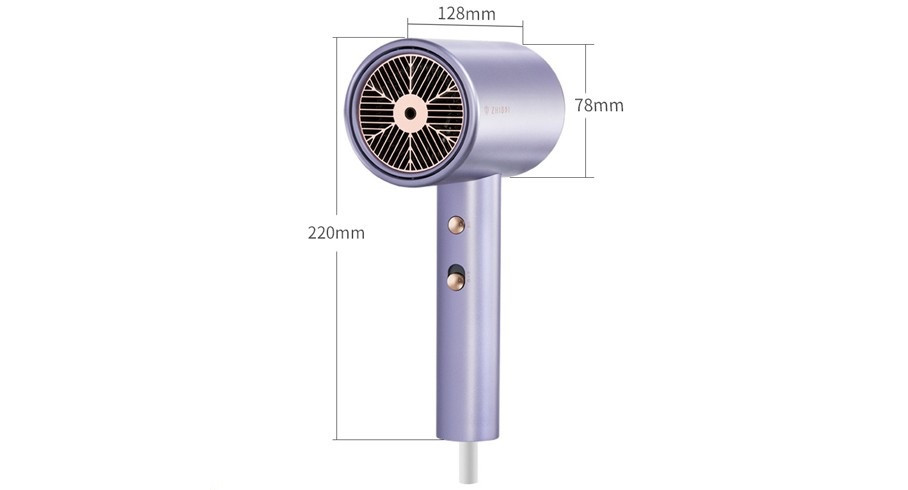 Фен Xiaomi Zhibai Anion Hair Care Dryer HL512 purple - фото 2 - id-p133976799