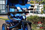 Велосипед детский Детский трехколесный велосипед управляшка Trike Lamborghini L3B - Egoist синий, фото 4